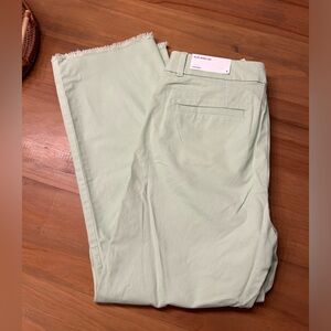 NWT LOFT Light Green Chinos